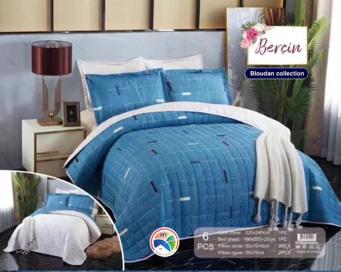 فرشة مقرنصة نفرين قطني6قطع Bercin