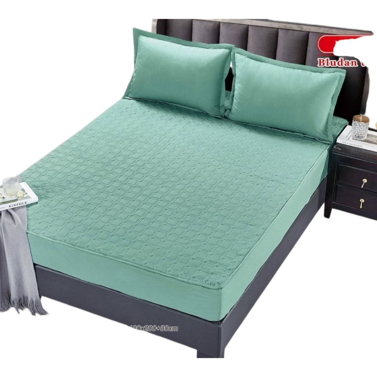 شرشف قطني 3 قطع Med bed